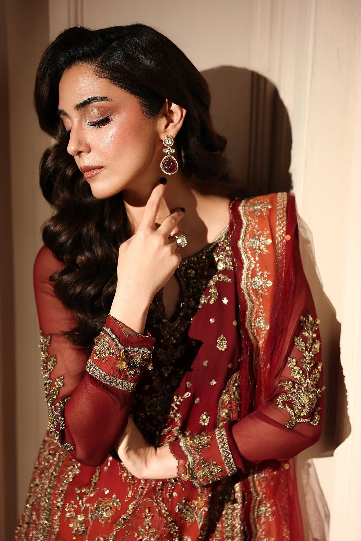 Charizma Dastan-e-Jashan Luxury Chiffon Vol-01 | 3-Piece Unstitched Suite (DJW6-08)