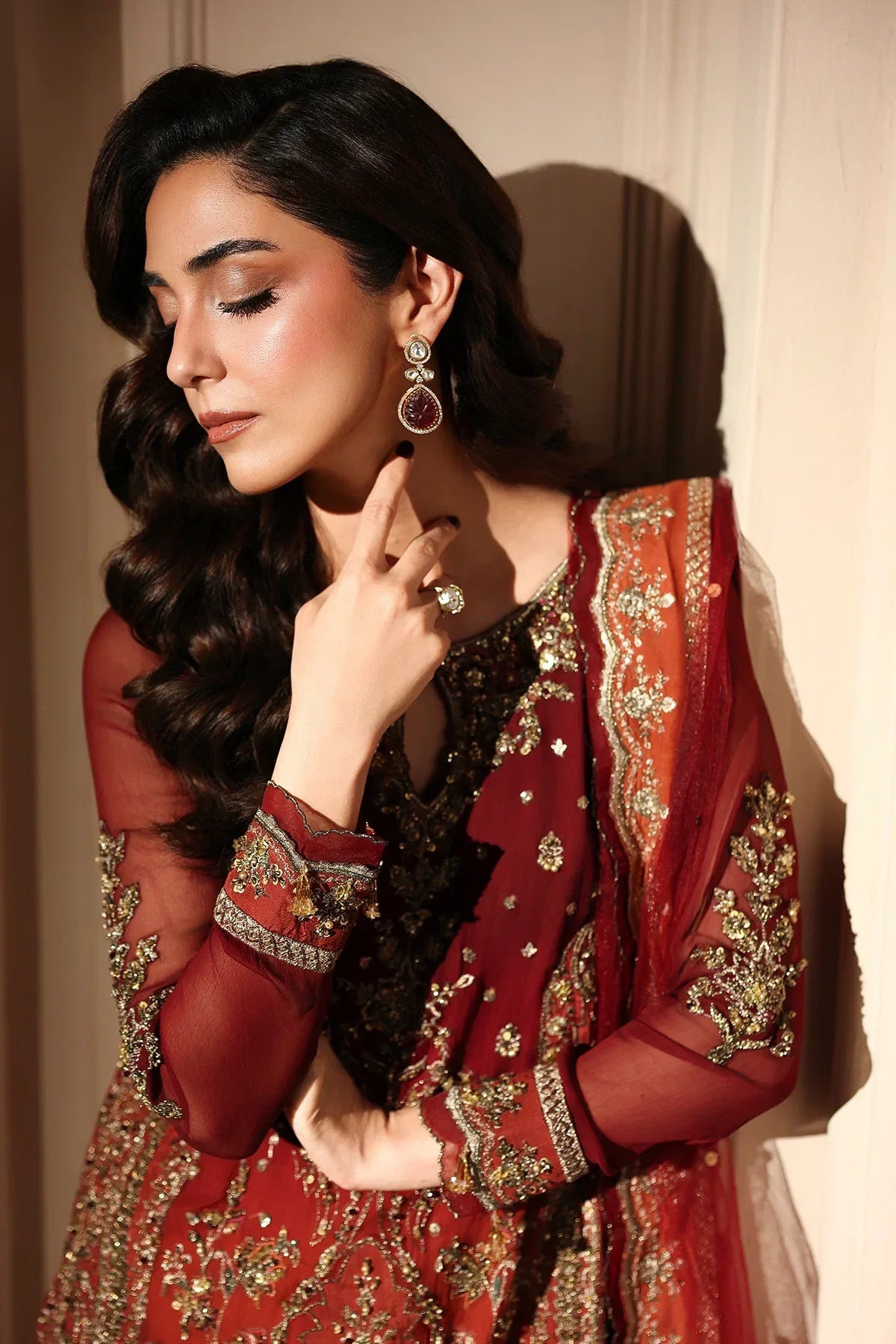 Charizma Dastan-e-Jashan Luxury Chiffon Vol-01 | 3-Piece Unstitched Suite (DJW6-08)