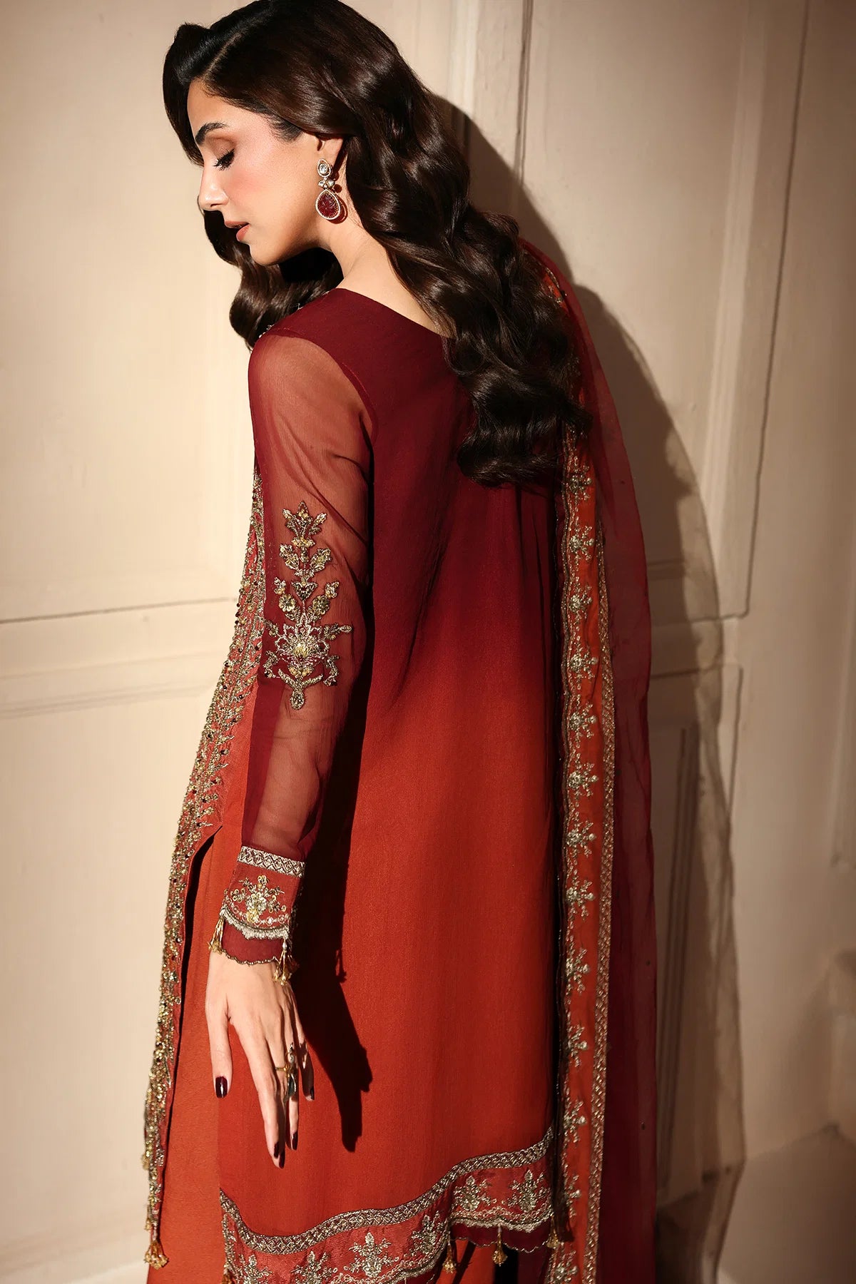 Charizma Dastan-e-Jashan Luxury Chiffon Vol-01 | 3-Piece Unstitched Suite (DJW6-08)