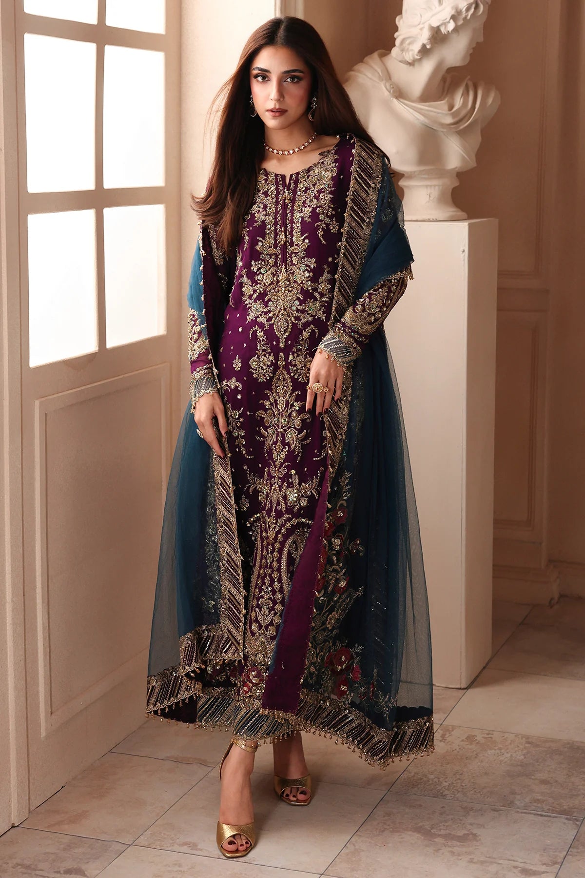 Charizma Dastan-e-Jashan Luxury Chiffon Vol-01 | 3-Piece Unstitched Suite (DJW6-01)