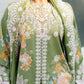 Afrozeh Embroidered Lawn 3-Piece Stitched suite -Green(Serelith)