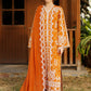 Afrozeh Embroidered Lawn 3-Piece Stitched suite -Rust (Elyora)