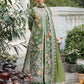 Afrozeh Embroidered Lawn 3-Piece Stitched suite -Green(Serelith)
