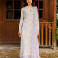 Afrozeh Embroidered Lawn 3-Piece Stitched suite -Ivory (Solayne)