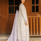 Afrozeh Embroidered Lawn 3-Piece Stitched suite -Ivory (Solayne)