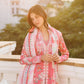 Afrozeh Embroidered Lawn 3-Piece Stitched suite -Dark Pink (Amelune)