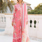 Afrozeh Embroidered Lawn 3-Piece Stitched suite -Dark Pink (Amelune)
