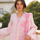 Afrozeh Embroidered Lawn 3-Piece Stitched suite -Pink (Amoura)