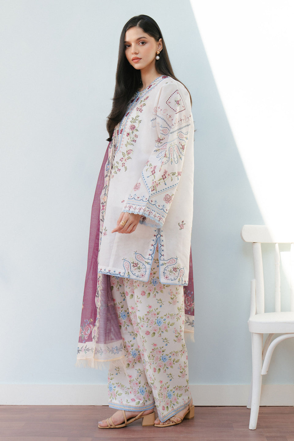 Coco by Zara shahjahan SERENE-2B Lawn 25'